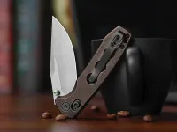 Складной нож Trivisa Butterfly-CU, сталь 14C28N, рукоять медь