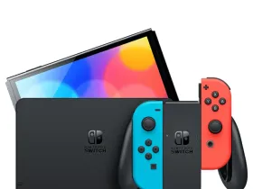 Игровая приставка Nintendo Switch OLED 64Gb (красно-синий)