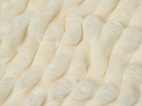 Плед Мягкая полоска/Soft strip, светлое молоко
