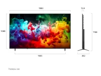 Телевизор LG 85QNED70B6A.ARUG, 85", QNED 4K UHD, 60 Гц, Smart TV (webOS)