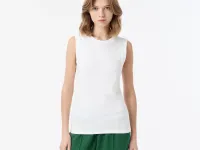 Женский топ Lacoste из эластичного хлопка