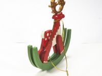 Игрушка деревянная "IDH Center" Олень на качалке 3020