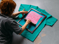 Набор для шелкографии 2.0: пленка для струйного и лазерного принтера и 5 цв красок