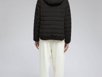 Стеганый пуховик с натуральным пухом