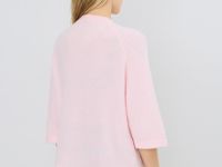 Джемпер из пряжи с шерстью альпака, Розовый