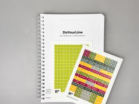 Блокнот в точку недатированный DoYourLine "Мрамор", А5, 166 страниц