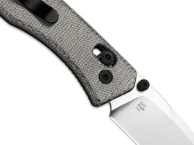 Складной нож Kizer Aegis, сталь AEB-L, рукоять микарта, серый