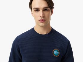 Мужской лонгслив Lacoste Tennis Heritage стандартного кроя