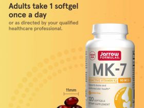 Jarrow Formulas, MK-7, витамин K2 в форме MK-7, 90 мкг, 120 мягких таблеток