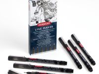 Набор капиллярных ручек Derwent "Graphik Line Marker" 6 шт