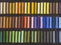 Набор пастели сухой Blockx "Небо и времена года" 72 цвета, в деревянном ящике