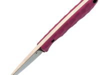 Фиксированный нож Exodus EDC Карма #4, сталь VG-10, рукоять G10, розовый