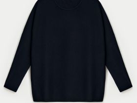 Джемпер с шерстью свободного силуэта