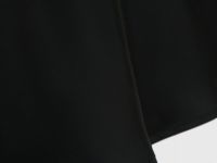 Сатиновое платье с американской проймой, Черный