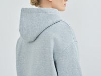 Флисовое худи, Серый