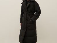 Пальто с утиным пухом прямого силуэта