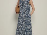 Сарафан с v-образными вырезом