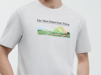 Футболка из хлопка с принтом