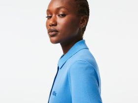 Женское поло Lacoste приталенного кроя из эластичного хлопка