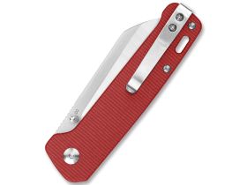 Складной нож QSP Penguin, сталь D2, рукоять микарта, красный
