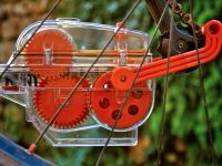 Машинка для чистки цепи Weldtite (красный)