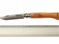 Нож складной Opinel №8 VRN Carbon Tradition, сталь AFNOR XC90 Carbon Steel, рукоять бук, 113080