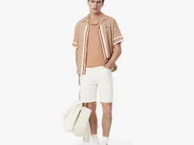 Мужское поло Lacoste из эластичного органического хлопка