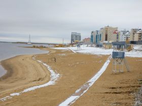 Территорию городского пляжа в Якутске расширят в 2026 году