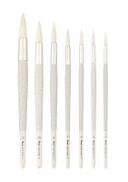 Кисть синтетика круглая Pinax "WHITE TAKLON 314"