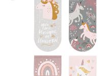 Закладки магнитные для книг MESHU "Unicorns" 4шт