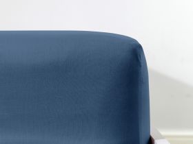 Простыня на резинке Naval blue