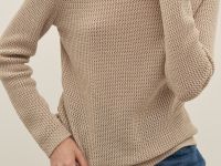 Джемпер приталенного силуэта с шерстью