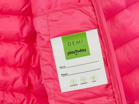 Куртка текстильная с полиуретановым покрытием для девочек