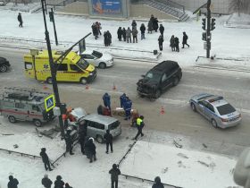 После открытия движения на проспекте Ленина случилось ДТП