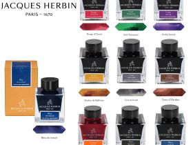Чернила в банке Herbin Prestige, 50 мл, Violet bor?al Фиолетовый