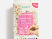 Краски акварельные на бумаге Mungyo "color chip" 12 цветов
