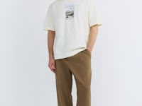 Футболка из хлопка с фотопринтом, Белый