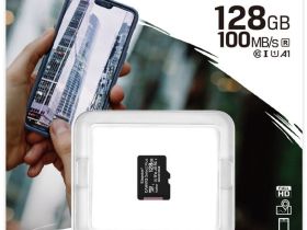 Карта памяти Kingston Canvas Select Plus microSDXC UHS-I 128 ГБ