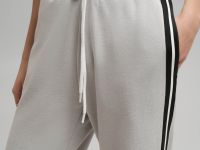 Брюки свободного кроя из футера