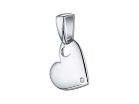 Подвеска из серебра с бриллиантом э0601пд06174900