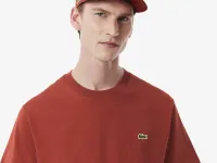 Мужская хлопковая Футболка Lacoste с коротким рукавом