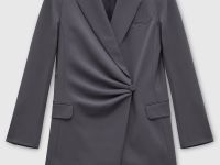 Жакет двубортный с v-образным вырезом