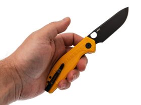 Складной нож Bestech Knives Angry Owl, сталь D2, рукоять G10, желтый