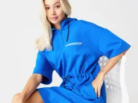 Женское платье Lacoste с капюшоном на молнии