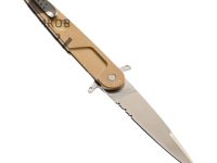 Складной нож Extrema Ratio BD4 LUCKY DESERT, сталь N690, рукоять песчаный алюминий