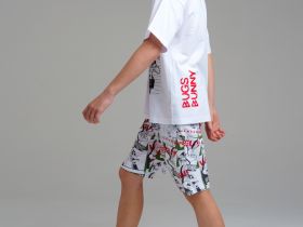 Комплект трикотажный для мальчиков: фуфайка (футболка), шорты