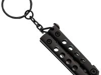 Нож-бабочка (балисонг) Гном, сталь 420, темный