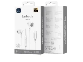 Проводная стерео-гарнитура WIWU Earbuds EB318 Type-C (белый)