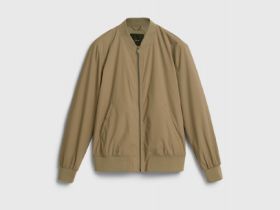 Бомбер на молнии, Бежевый