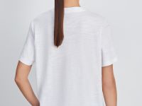 Футболка из хлопка свободного силуэта